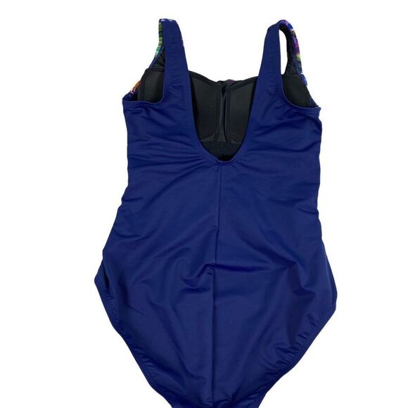 Lands' End one-Piece Tank Style Swimsuit size 8 - Picture 3 of 8